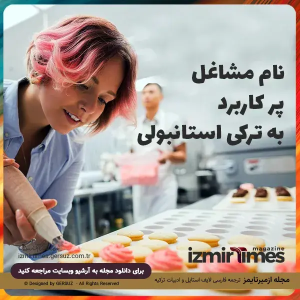 نام مشاغل پر کاربرد به ترکی استانبولی